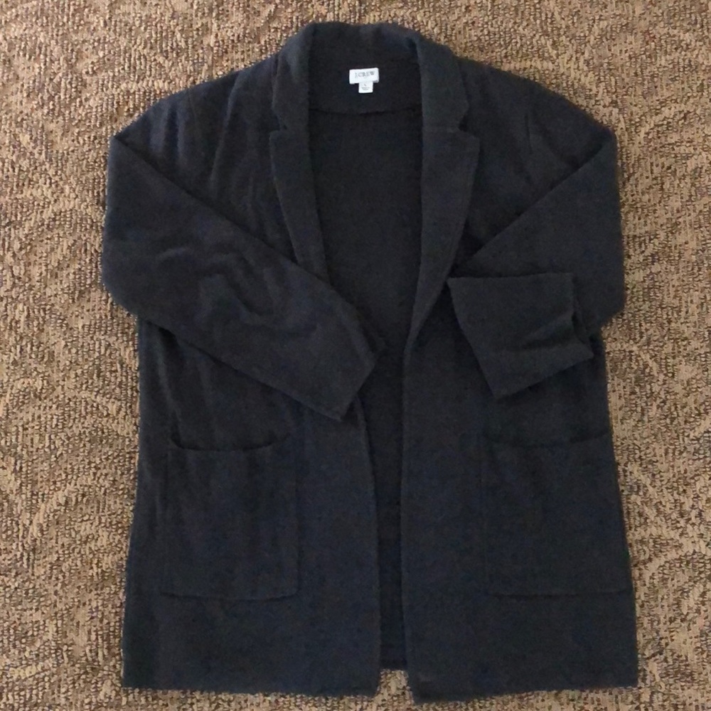 J. Crew sweater blazer size L.